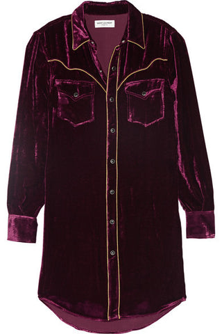 Velvet shirt