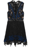 Clementine guipure lace mini dress